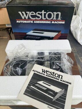 Weston Automatic Answering Machine Model 4015 Works Like New